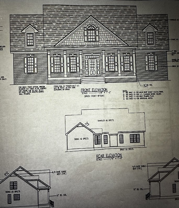 A classic look 2 story 3761 SF plan, Other plan variations available
